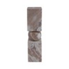 Marble Candle Holder, Stone Modern Sculptural Taper and Pillar Holder Decorative Accent - 3 of 4