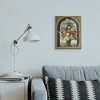 Stupell Industries Vintage Floral Bouquet Gothic Window Canvas Art - 3 of 4