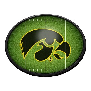 College Football On the 50 Design Oval Slimline Lighted Wall Sign - 1 of 4