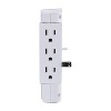 CyberPower® 6-Outlet Swivel Professional Surge Protector Wall Tap with 2 USB Ports in White - 3 of 4