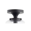 Brio Lighting Solaria 1 - Light Semi-Flush Mount in  Dark Brown - image 3 of 4