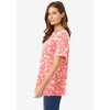 Woman Within Plus Size Perfect Printed Short-Sleeve Crewneck Tee - 4 of 4