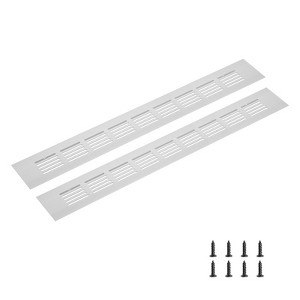 Unique Bargains Rectangle Ventilation Grille, Aluminum - 1 of 3