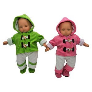 The Queen's Treasures 15 Inch Doll Clothes Two Complete Overall Outfits - 1 of 4