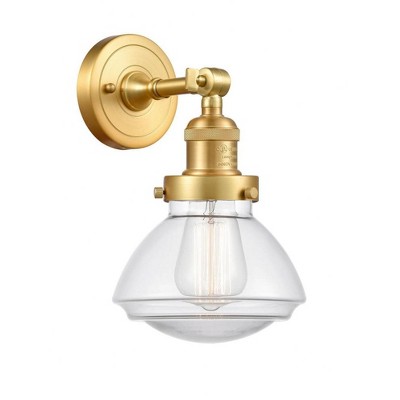 Olean - 1 Light Wall Sconce In Industrial Style-7.75 Inches Tall and 6.75 Inches Wide