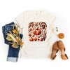 Simply Sage Market Women's Thanksgiving Boho Short Sleeve Graphic Tee - 2XL - Cream - 3 of 4