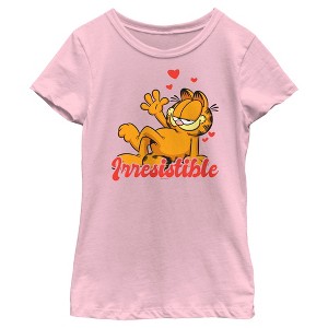 Girl's Garfield Irresistible T-Shirt - 1 of 4