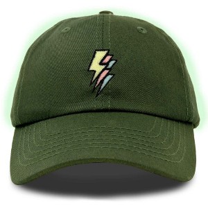 Dalix Lightning Embroidered Bolt Dad Hat Cotton Baseball Cap Adjustable Mens - 1 of 4