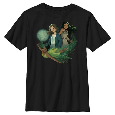 Boy's Peter Pan & Wendy Girls Animated T-shirt - Black - Large : Target
