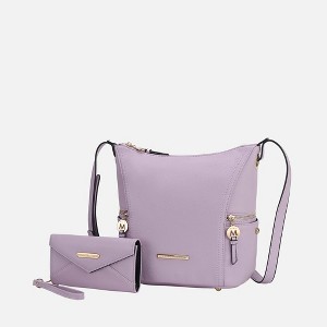 MKF Collection Lux Vegan Leather Women’s Hobo Bag with Wallet by Mia K - 1 of 4