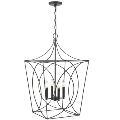 Millennium Lighting Tracy 4 - Light Pendant in  Matte Black