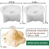JDICTION 2PCS Christmas Candle Molds - Cute Melting Snowman 3D Resin Mold for Soap, Wax, Epoxy Resin, Cake, Chocolate, DIY Christmas Decoration - 3 of 4