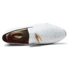Santimon Men's Prom Glitter Dress Loafers Slip On Shoes Classic Tuxedo Dress Shoes White - 3 of 4