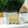Stupell Industries Bold Geometric Aztec Pattern Outdoor Decorative Throw Pillow, 18 x 18 - 3 of 3