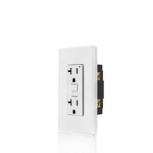 COBY GFCI Outlet 20 Amp 125V, White,  Pack of 2 - 1 of 3