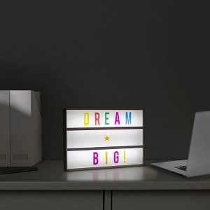 Northlight LED Lighted Cinema Light Box with Letters and Numbers - 11.75" - 1 of 4