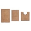 Home Weavers Luxury Collection 100% Cotton Tufted Bathroom Rug Set, Non-Slip Latex Bath Rug Set - 2 of 4