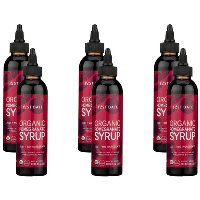 Just Date Organic Pomegranate Syrup - Case of 6/8.8 oz