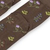 Anna-Kaci Women's 3 Pairs Floral Patterned Split-Toe Socks Soft Cotton Stretch Knit Crew Style - 3 of 4