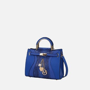 MKF Collection Cassia Snake embossed Vegan Leather Women’s Satchel Bag by Mia K - 1 of 4