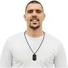 Baseball Necklace for Boys,Initial Dog Tag Necklace for Men,Baseball Athletes Accessories Pendant 24 Inch Chain,Graduation Jewelry - 2 of 4