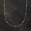 Pure Collection by Ross-Simons 2mm 14kt Yellow Gold Bead Station Necklace - 3 of 4