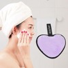 Unique Bargains Heart-shaped Facial Sponges 3.94"x3.15" 1 Pc - 2 of 4