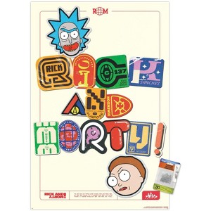 Trends International Rick And Morty: Bodega - Patches Unframed Wall Poster Prints - 1 of 4
