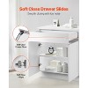 VEVOR Shaker Base Cabinet with Drawer, 36-Inch Unassembled Drawer Base Cabinet, 36" W x 24" D x 34.5" H, White - 4 of 4