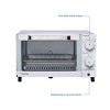 4 Slice Countertop Toaster Oven with 3 Settings, includes Baking Rack and Pan, New - 3 of 4