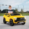 Costway 12V Kids Ride On Car Chevrolet Tahoe Electric Truck SUV Remote w/ Light & Music - 2 of 4