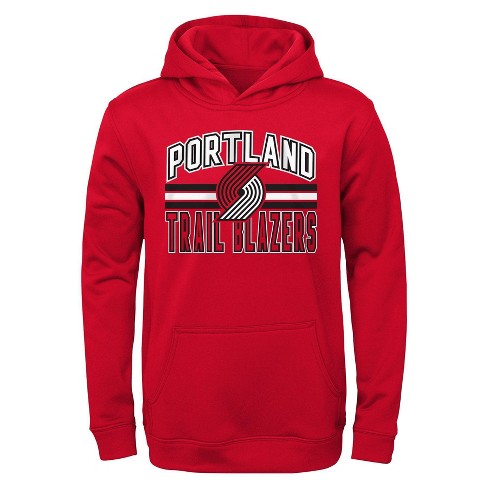 Nba Portland Trail Blazers Youth Poly Hooded Sweatshirt Target