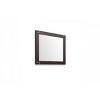 HomeRoots 33" Brown and Gold Wood Framed Accent Mirror - 4 of 4