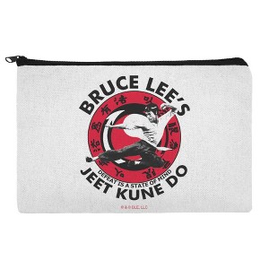 Bruce Lee Jeet Kune Do Academy Makeup Cosmetic Bag Organizer Pouch - 1 of 4