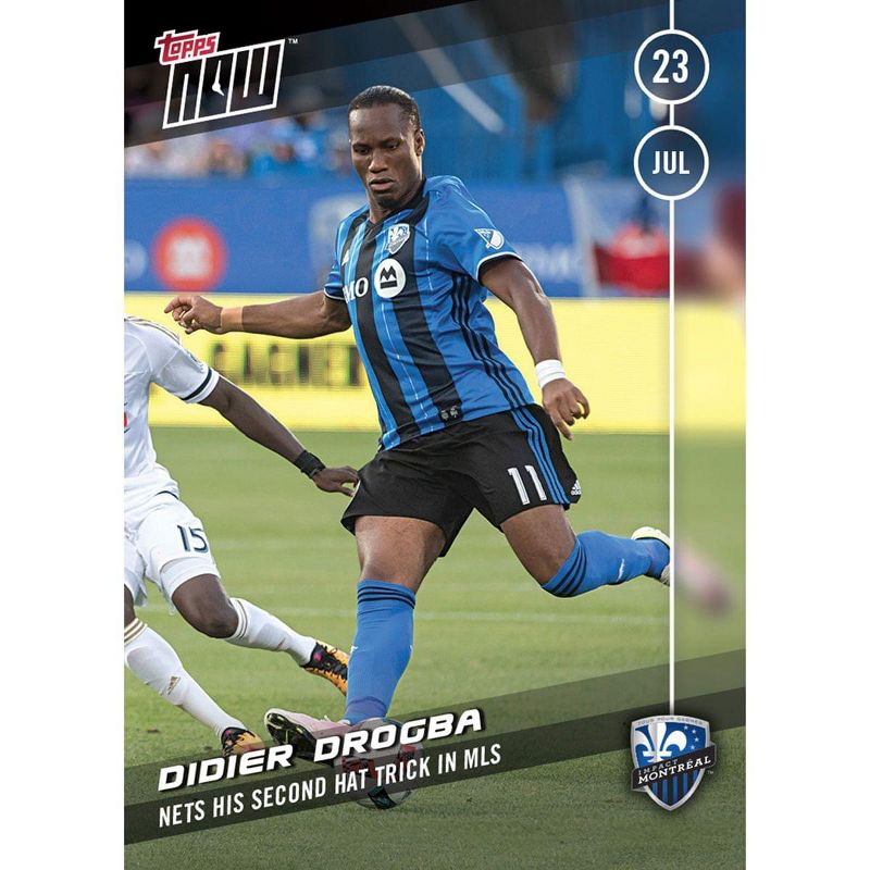 Topps MLS Montreal Impact Didier Drogba #8 Topps NOW Trading Card, 1 of 2
