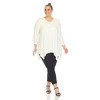 Plus Size Empire Cut V-Neck Tunic Top - 4 of 4