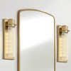 Possini Euro Design Possini Euro Bailey 16"H Brass and Ribbed Glass Wall Sconce Set of 2 - 2 of 4