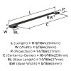Amerock Cityscape Cabinet or Furniture Pull, 10 Pack - 3 of 4