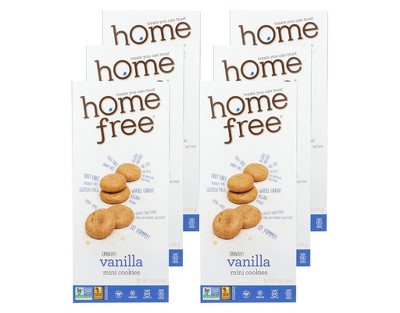 Homefree Organic Vanilla Mini Cookies - Case of 6/5 oz