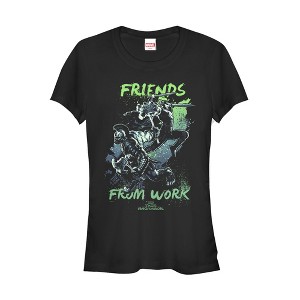 Juniors Womens Marvel Thor: Ragnarok Work Friends T-Shirt - 1 of 3