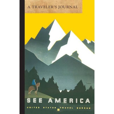 See America, Mountains: A Traveler's Journal - (Travel Journal) by  Applewood Books (Hardcover)