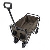 YONWAY Foldable Wagon Cart,Dual-Layer Design Beach Wagon,with All-Terrain Wheels for Camping Shopping Sports Gardening Fishing 225lbs Capacity - 4 of 4