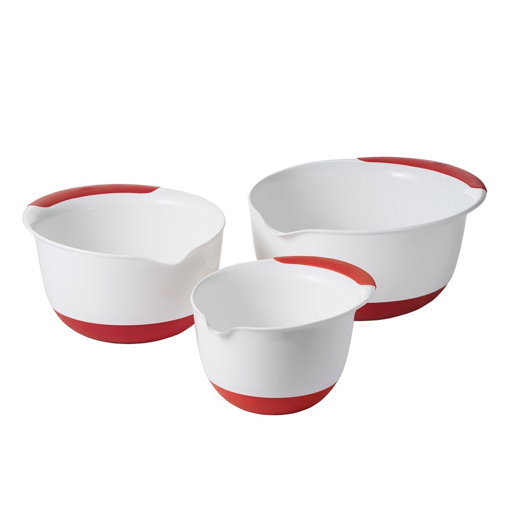 OXO 3pc Mixing Bowl Set with  Handles