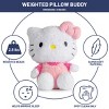 Jay Franco Hello Kitty Pink Bow Fuzzy Weighted Pillow Buddy - 2 of 4