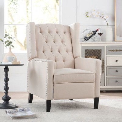 CENGHU 27.16" Wide Manual Wing Chair Recliner, Sofa Chair, Comfy Accent Armchairs for Adults, Adult Recliner Chair, Modern Single Recliner Chair