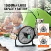 VEVOR Cordless Fan 16 in, Portable Quiet Personal Fan for Home or Office, 360 Degree Manual Pivoting Head, Stepless Speed Regulation High Velocity - 4 of 4