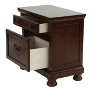 NicBex Nightstand with 2 Drawers,Different Sizes Bedside Table with Sturdy Wooden Frame,Modern Side Table for Bedroom,Living Room - 3 of 4