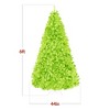 Best Choice Products Artificial Christmas Tree, Premium Unlit Pine Design, Dense Branches  w/Easy Assembly - Lime Green - 2 of 4