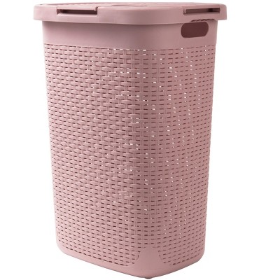 Pink deals laundry basket