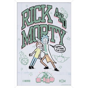 Trends International Rick And Morty: Bodega - Wubba Framed Wall Poster Prints - 1 of 4